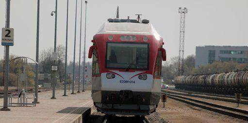 Train in Lithuania